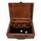 WE Games 9 Number Shut the Box Board Game in Wooden Box with Lid, 8.75 in.